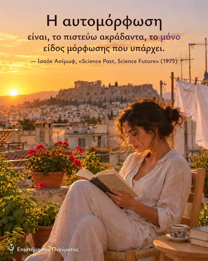 Η αυτομόρφωση είναι, το πιστεύω ακράδαντα, το μόνο είδος μόρφωσης που υπάρχει. — Ισαάκ Ασίμωφ, «Science Past, Science Future» (1975)